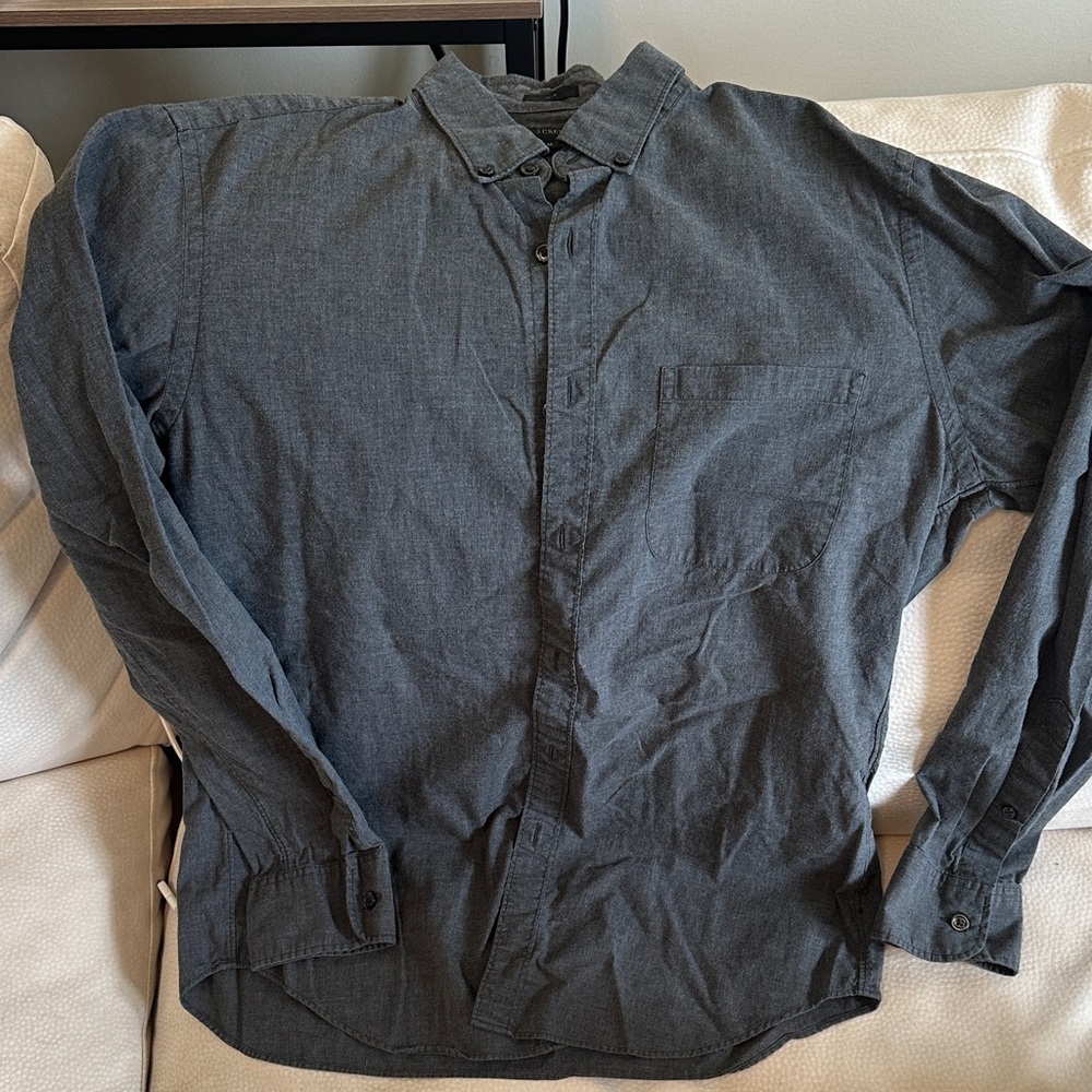 J. Crew Slim Fit Gray Shirt